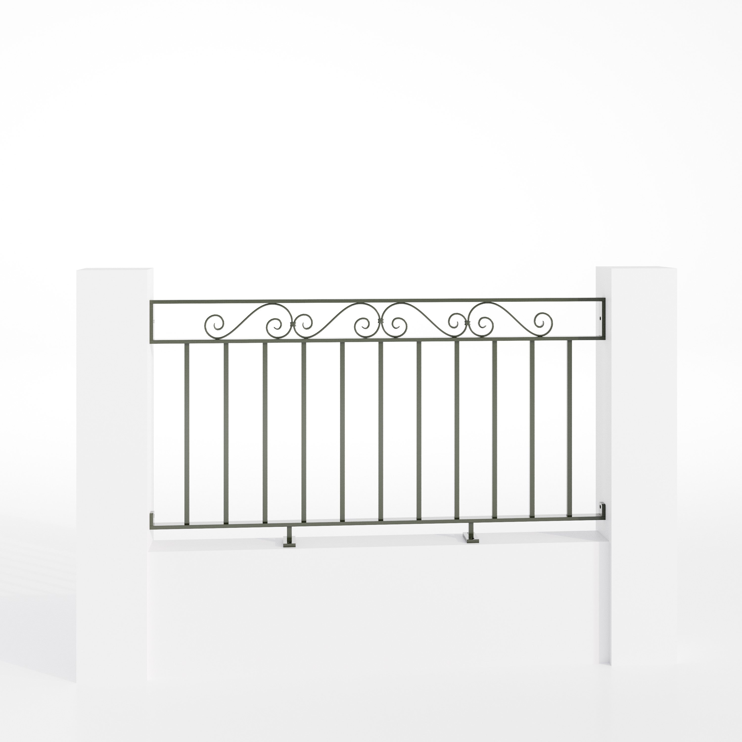 Lennox Fence Panel With Scrolls